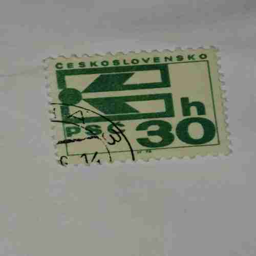 CESKOSLOVENSKO 30h POSTAGE STAMP CESKOSLOVENSKO 30h POSTAGE STAMP