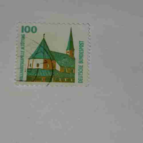 DEUTSCHE BUNDESPOST 100 POSTAGE STAMP DEUTSCHE BUNDESPOST 100 POSTAGE STAMP