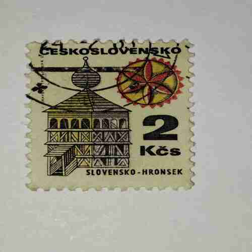 CESKOSLOVENSKO 2K POSTAGE STAMP CESKOSLOVENSKO 2K POSTAGE STAMP