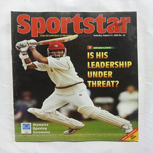 Sportstar ( August 2004 ) Sportstar ( August 2004 )