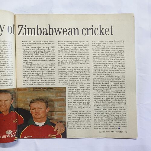 Sportstar ( June 2001 ) Sportstar ( June 2001 )