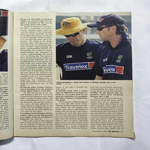 Sportstar ( November 2004 ) Sportstar ( November 2004 )