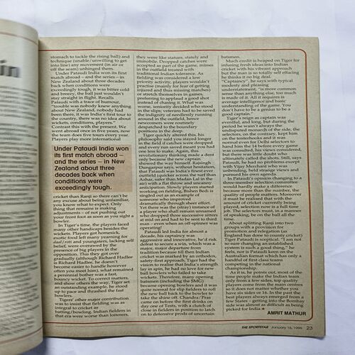 Sportstar ( January 1999 ) Sportstar ( January 1999 )