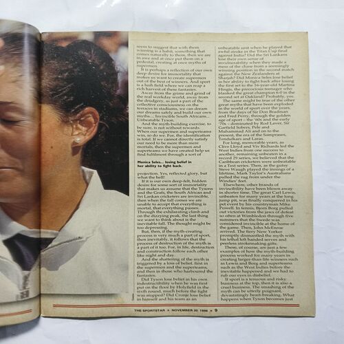 Sportstar ( November 1996 ) Sportstar ( November 1996 )