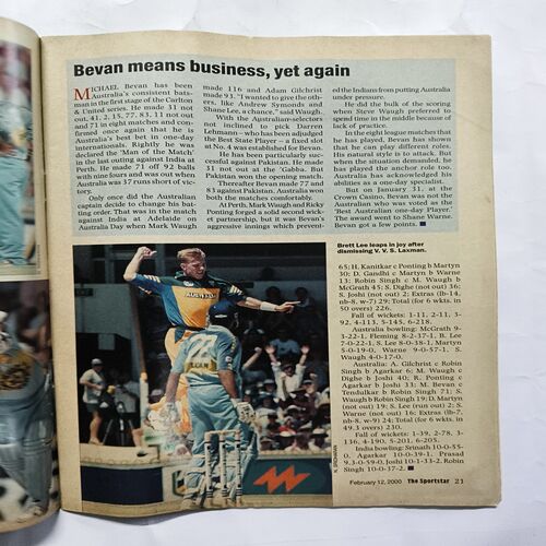 Sportstar ( February 2000 ) Sportstar ( February 2000 )