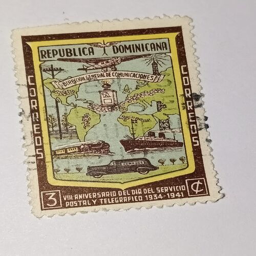 REPUBLICA DOMINICANA POSTAGE STAMP REPUBLICA DOMINICANA POSTAGE STAMP