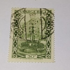 SAARGE BET 30c POSTAGE STAMP SAARGE BET 30c POSTAGE STAMP