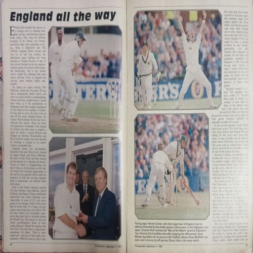 Sportstar (September 17, 1994) with poster.