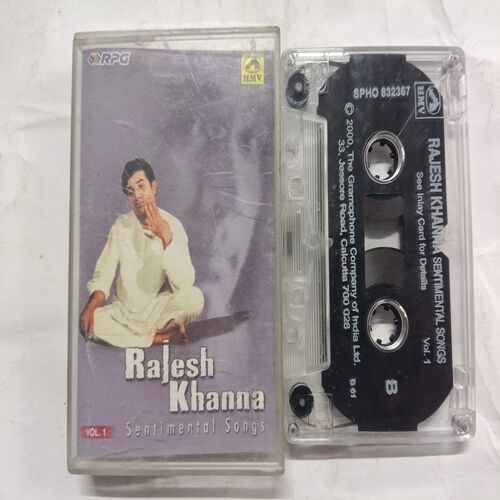 Document 2_120 AUDIO CASSETTES ; RAJESH KHANNA ,, SENTIMENTAL SONGS VOL 1