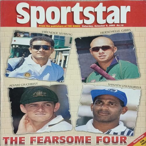 Sportstar (October 5, 2002) with poster.