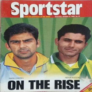 Sportstar (October 2, 1999) with poster.