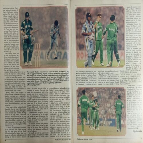 Sportstar (December 11, 1993) with poster.