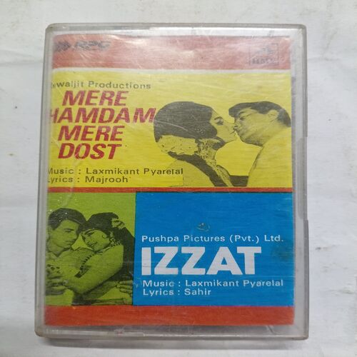 AUDIO CASSETTES ; MERE HAMDAM MERE DOST & IZZAT AUDIO CASSETTES ; MERE HAMDAM MERE DOST & IZZAT