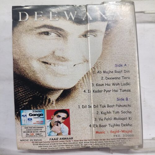 Document 2_172 AUDIO CASSETTES ; DEEWANA , SONU NIGAMIS