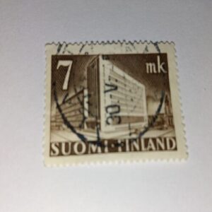 SUOML-FINLAND 7mk POSTAGE STAMP SUOML-FINLAND 7mk POSTAGE STAMP
