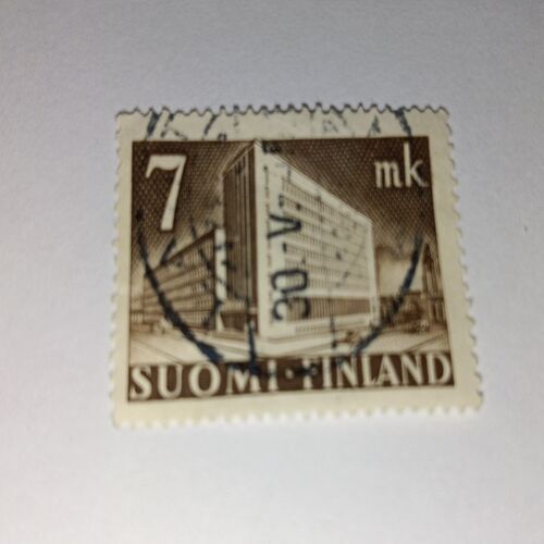 SUOML-FINLAND 7mk POSTAGE STAMP SUOML-FINLAND 7mk POSTAGE STAMP