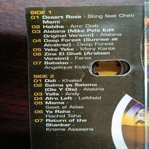 Document 2_21 AUDIO CASSETTES ; DESERT GROOVE
