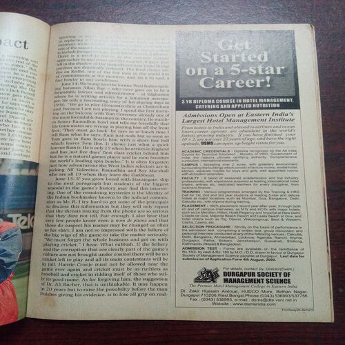 The Sportstar ( July 2000 ) The Sportstar ( July 2000 )