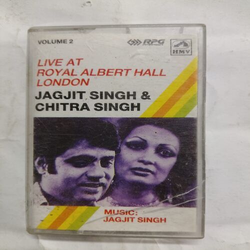 AUDIO CASSETTES ; LIVE AT ROYAL ALBERT HALL LONDON , JAGJIT SINGH & CHITRA SINGH AUDIO CASSETTES ; LIVE AT ROYAL ALBERT HALL LONDON , JAGJIT SINGH & CHITRA SINGH