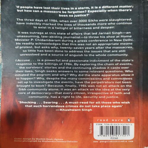 Document 2_39 I accuse ( By = Jarnail singh ) ( No. of Pages = 163 )