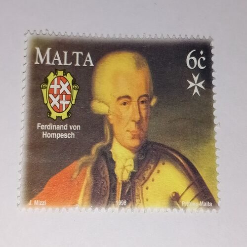 MALTA 6c POSTAGE STAMP MALTA 6c POSTAGE STAMP