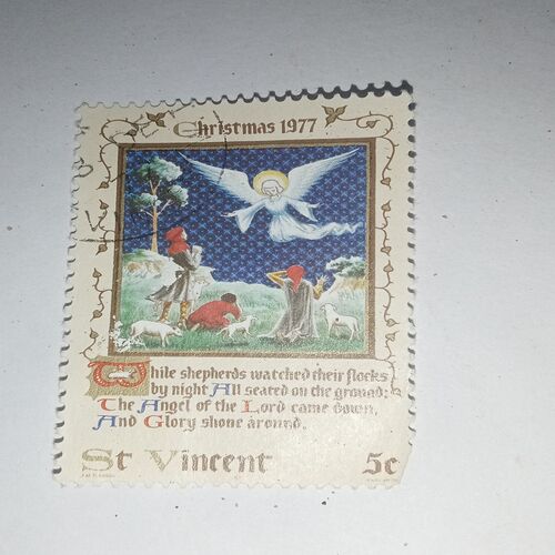 MNH - CHRISTMAS 1977 5C POSTAGE STAMP MNH - CHRISTMAS 1977 5C POSTAGE STAMP