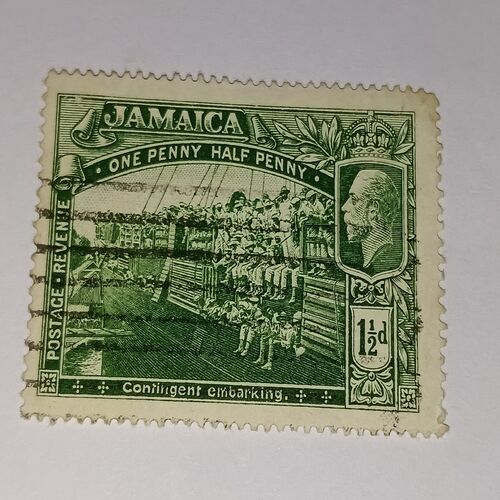 JAMAICA 1.5D POSTAGE STAMP JAMAICA 1.5D POSTAGE STAMP
