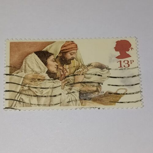 CHRISTMAS POSTAGE STAMP 13P CHRISTMAS POSTAGE STAMP 13P
