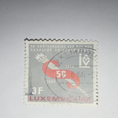 LUXEMBOURG 3F POSTAGE STAMP LUXEMBOURG 3F POSTAGE STAMP