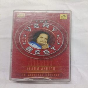 AUDIO CASSETTES ; THE VERY BEST BEGUM AKHTAR AUDIO CASSETTES ; THE VERY BEST BEGUM AKHTAR