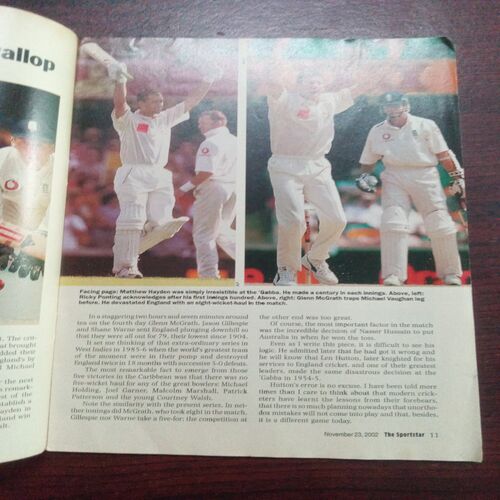 The Sportstar ( November 2002 ) The Sportstar ( November 2002 )