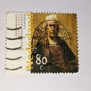 USED - NEDERLAND 80C POSTAGE STAMP USED - NEDERLAND 80C POSTAGE STAMP