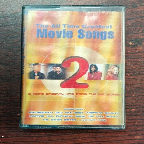 AUDIO CASSETTES ; THE ALL TIME GREAEST MOVI SONGS 2 AUDIO CASSETTES ; THE ALL TIME GREAEST MOVI SONGS 2