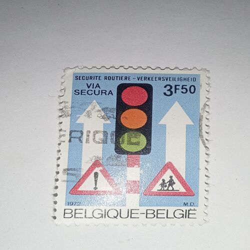 BELGIQUE - BELGIE 3F POSTAGE STAMP BELGIQUE - BELGIE 3F POSTAGE STAMP