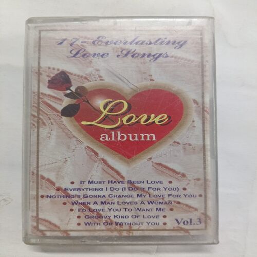 AUDIO CASSETTES ; 17 EVERLASTING LOVE SONGS , LOVE ALBUM AUDIO CASSETTES ; 17 EVERLASTING LOVE SONGS , LOVE ALBUM