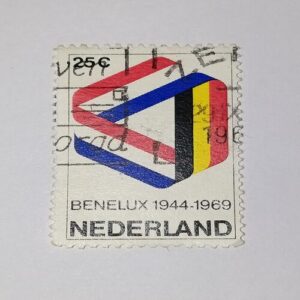 NEDERLAND 25C POSTAGE STAMP NEDERLAND 25C POSTAGE STAMP