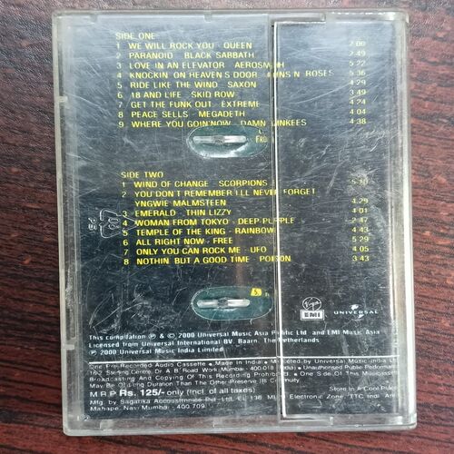 Document 2_8 AUDIO CASSETTES ; ROCK HARD