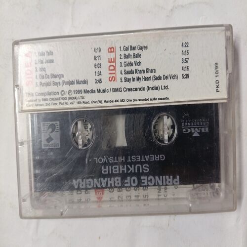 Document 2_83 AUDIO CASSETTES ; PRINCE OF BHANGRA GREATEST HITS VOL ,1