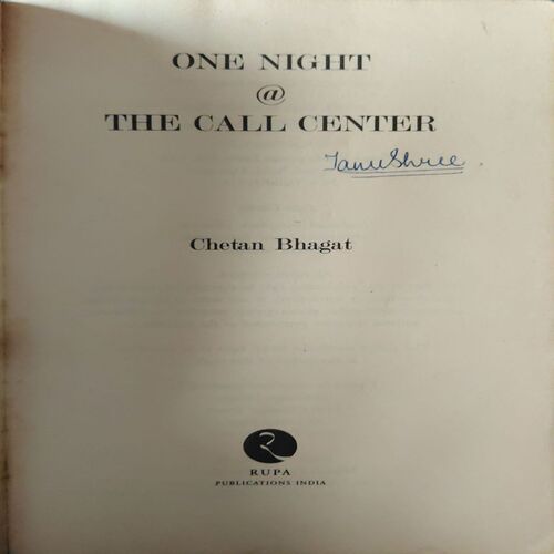 Document 2_86 One Night @ The Call center (No. of pages = 253 ) (by = Chetan Bhagat )