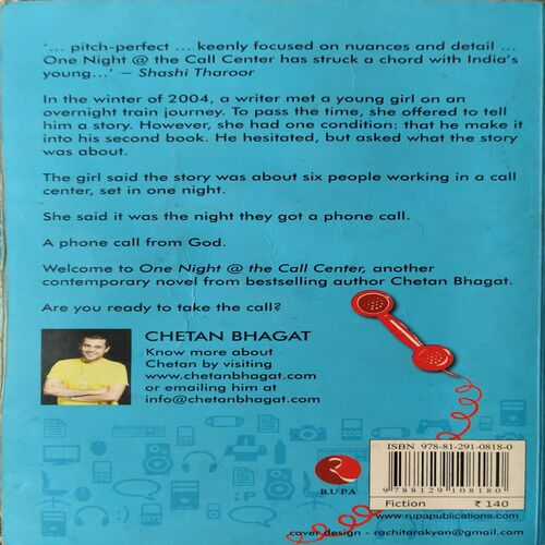 Document 2_88 One Night @ The Call center (No. of pages = 253 ) (by = Chetan Bhagat )