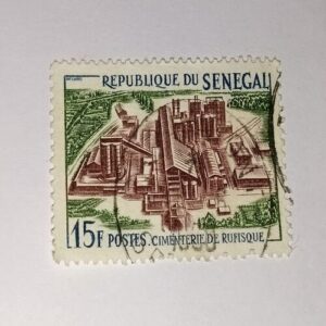 REPUBLICA DE SENEGAL 15F POSTAGE STAMP REPUBLICA DE SENEGAL 15F POSTAGE STAMP