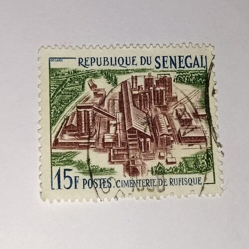 REPUBLICA DE SENEGAL 15F POSTAGE STAMP REPUBLICA DE SENEGAL 15F POSTAGE STAMP