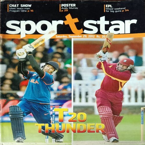 Sportstar (Septermber 29 2012) without poster.