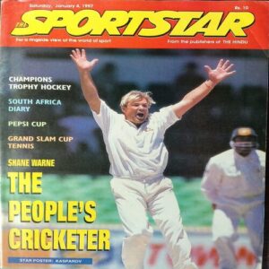 Sportstar (January 4, 1997) with poster. Sportstar (January 4, 1997) with poster.