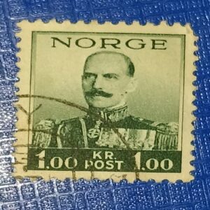 USED - NORGE 1.00 POSTAGE STAMP USED - NORGE 1.00 POSTAGE STAMP