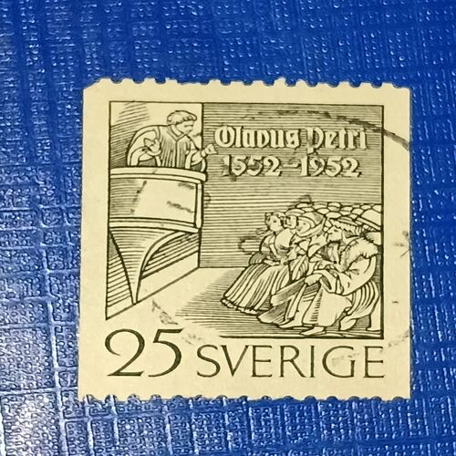 USED - SVERIGE 25KR POSTAGE STAMP