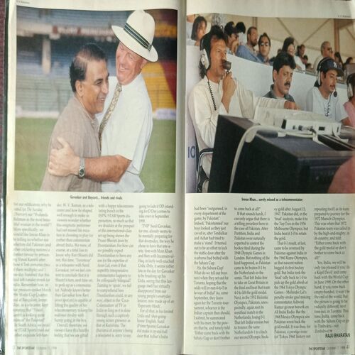 Sportstar (October 17, 1998) with poster. Sportstar (October 17, 1998) with poster.