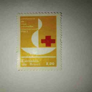 CORREIOS DO BRASIL 8,00 POSTAGE 1963 STAMP CORREIOS DO BRASIL 8,00 POSTAGE 1963 STAMP