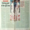 Sportstar (March 27, 1999) with poster. Sportstar (March 27, 1999) with poster.