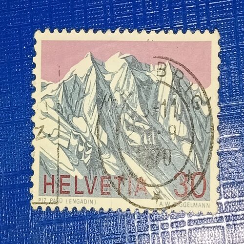 USED - HELVETIA 30 POSTAGE STAMP USED - HELVETIA 30 POSTAGE STAMP